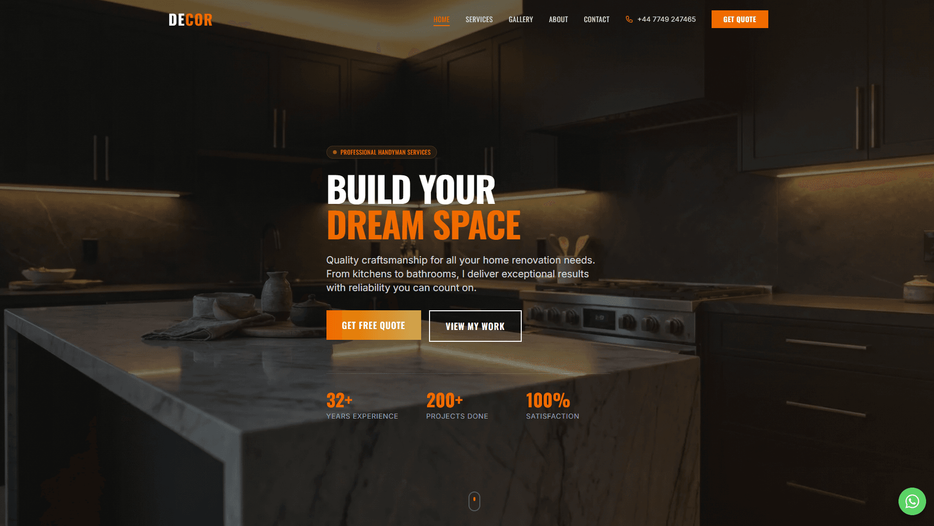 Handyman Brentwood website screenshot